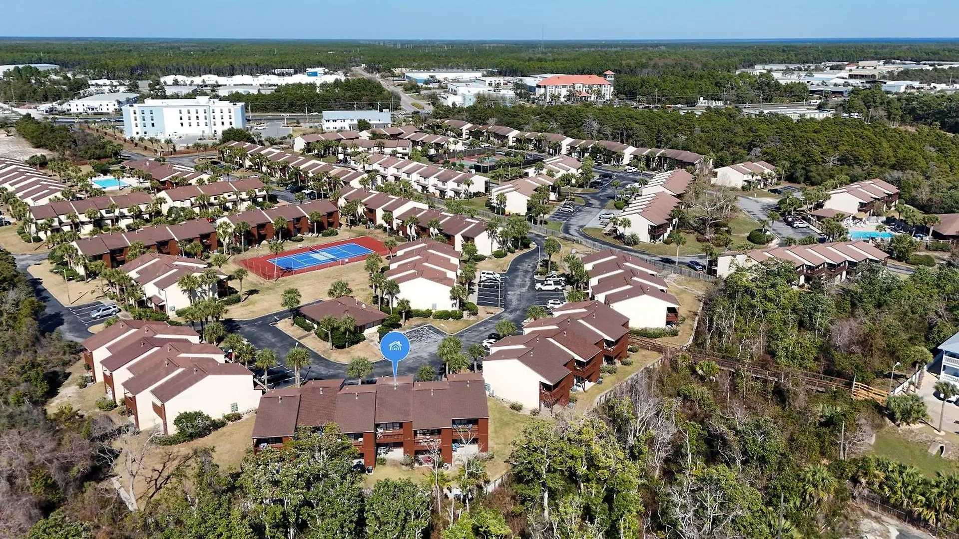 Apartmanhotel 5 Minutes Walk To Beach, Family Friendly Condo With Shared Pool, Tennis Court Panama City Beach