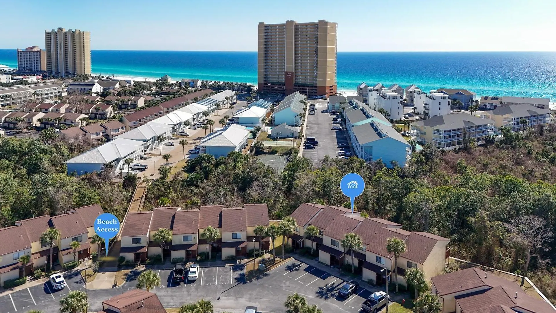 5 Minutes Walk To Beach, Family Friendly Condo With Shared Pool, Tennis Court Panama City Beach